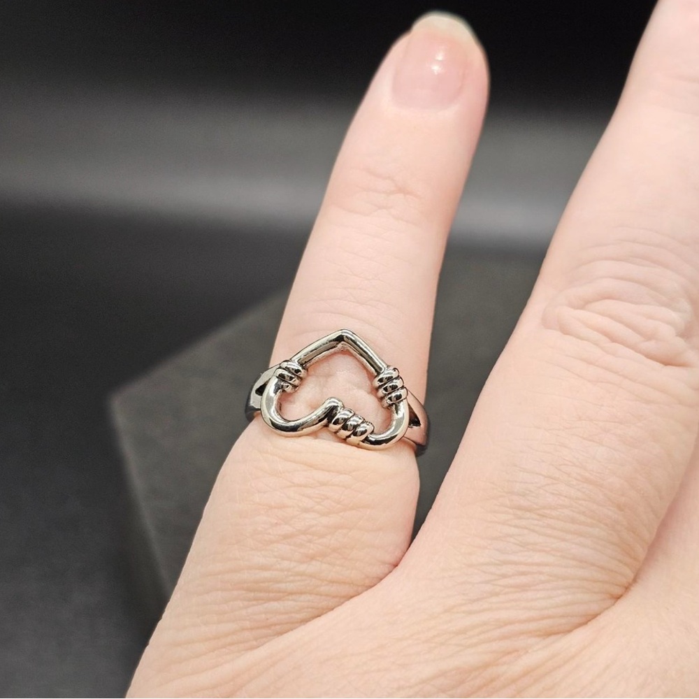 Silver Heart Ring